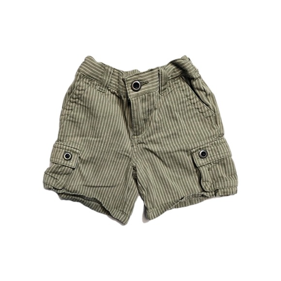Janie and Jack Other - Janie And Jack Boys Cargo Shorts 6-12 Months  Olive Green  Safari Explorer